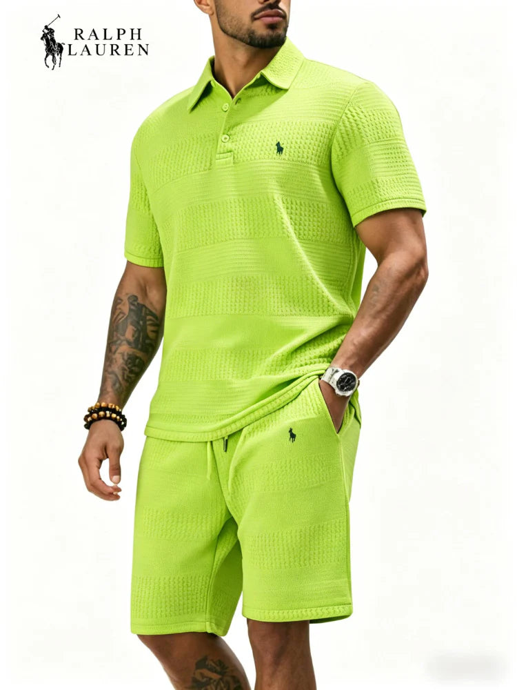 High-quality and comfortable polo shirt set