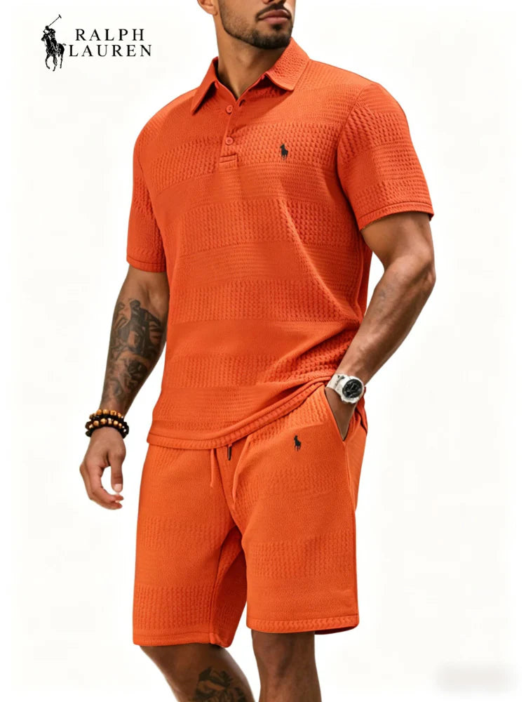 High-quality and comfortable polo shirt set