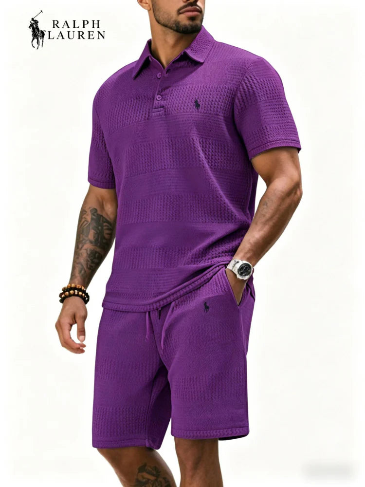 High-quality and comfortable polo shirt set