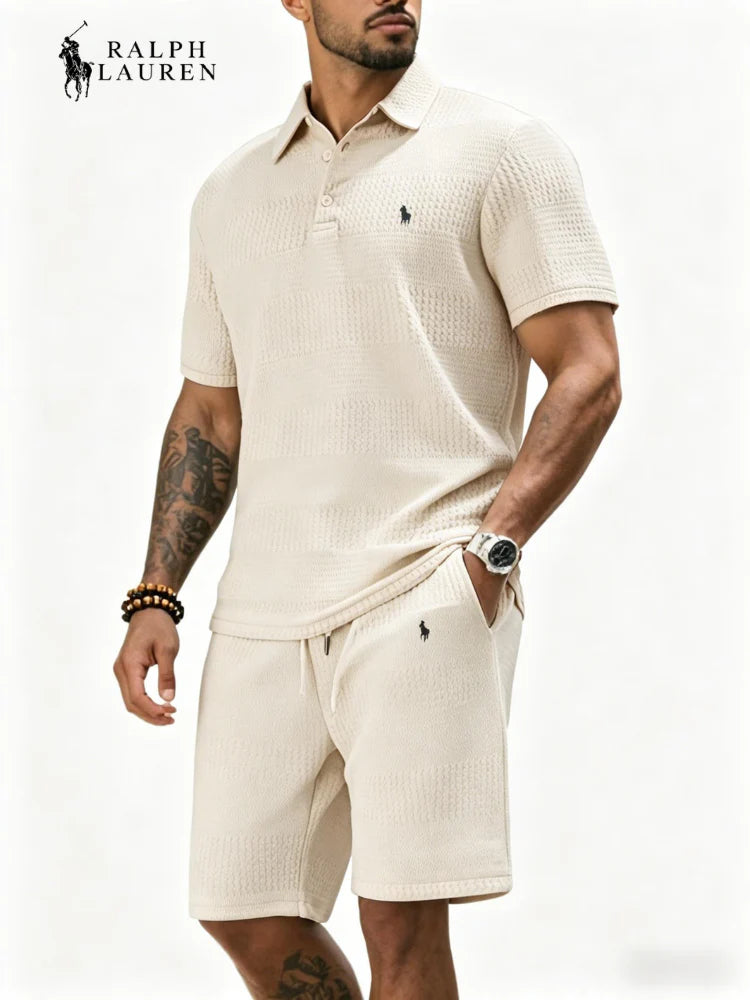 High-quality and comfortable polo shirt set