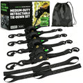 Self-Retracting Ratchet Tie Down Straps 2/4-Pack
