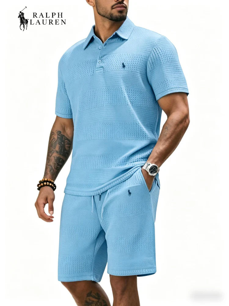 High-quality and comfortable polo shirt set