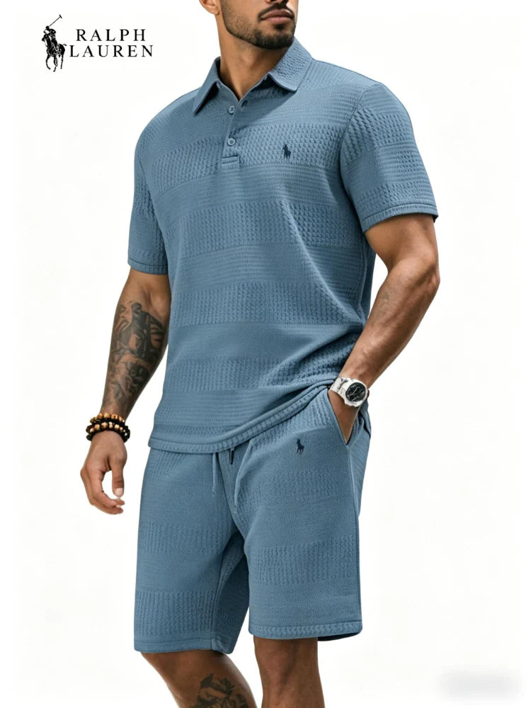 High-quality and comfortable polo shirt set