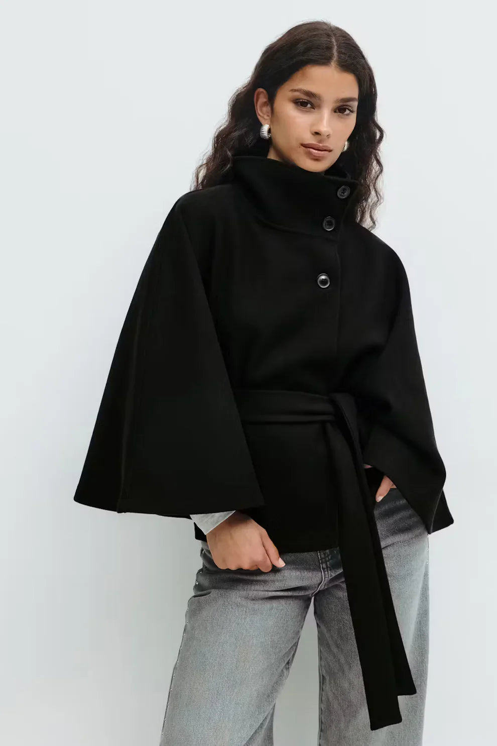 Sculptiss™ Belt Cape Jacket