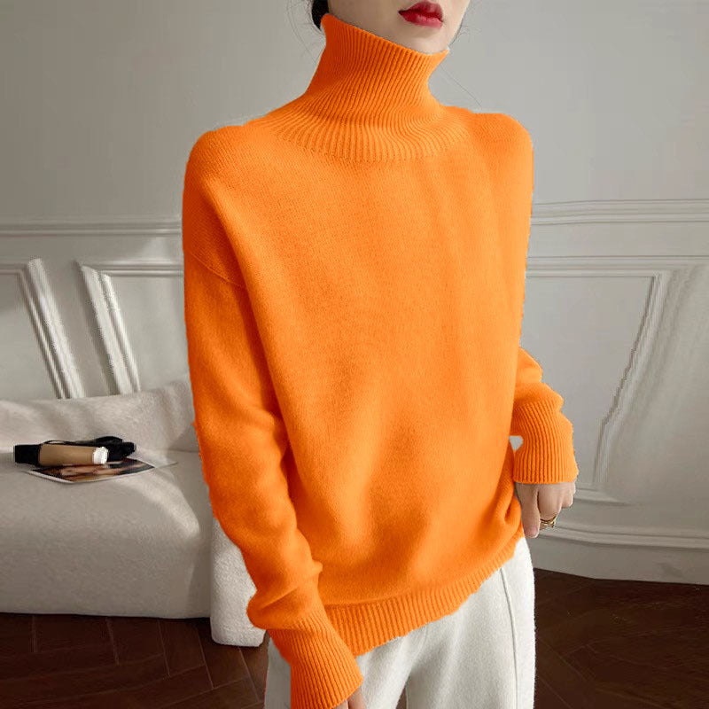 Ultra-Soft Turtleneck Sweater – Timeless & Elegant