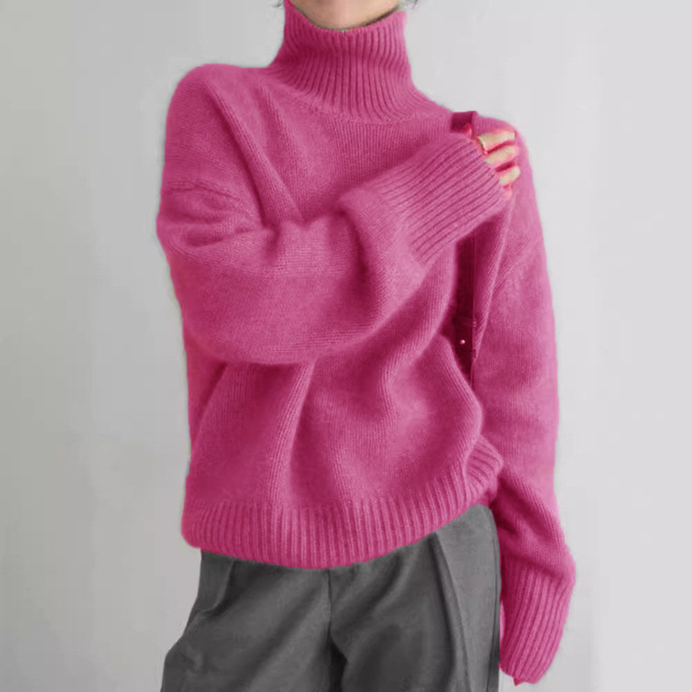 Ultra-Soft Turtleneck Sweater – Timeless & Elegant