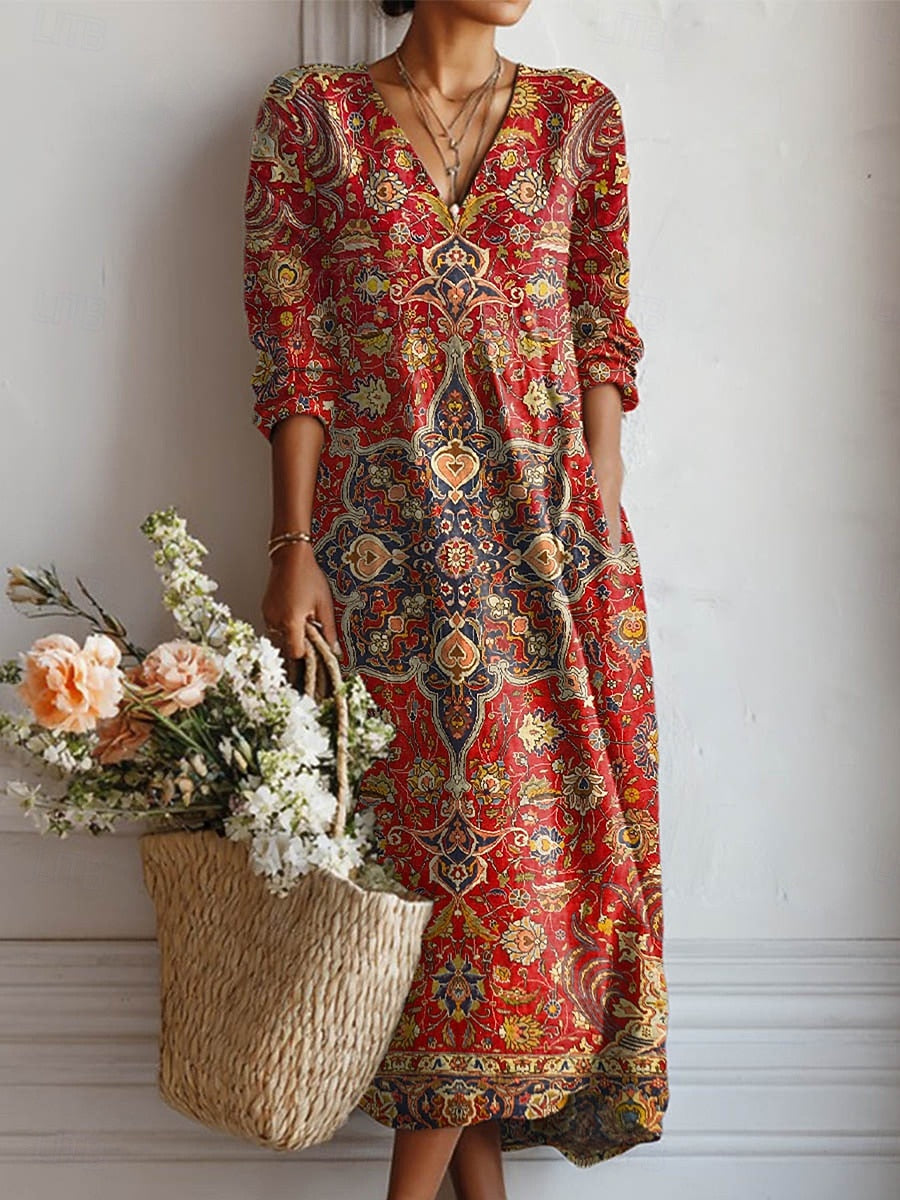 Heritage Ethnic Long Classic Robe