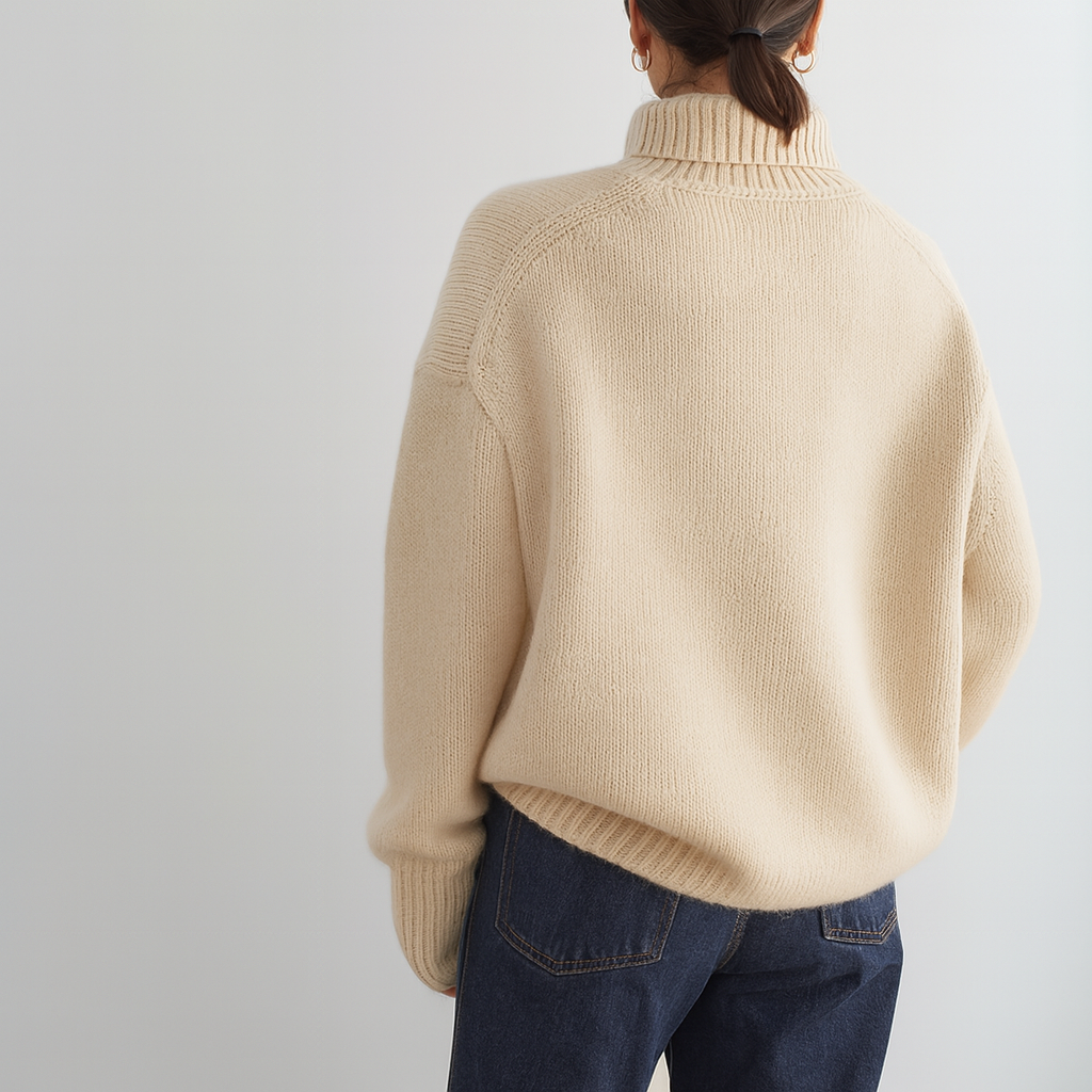 Ultra-Soft Turtleneck Sweater – Timeless & Elegant