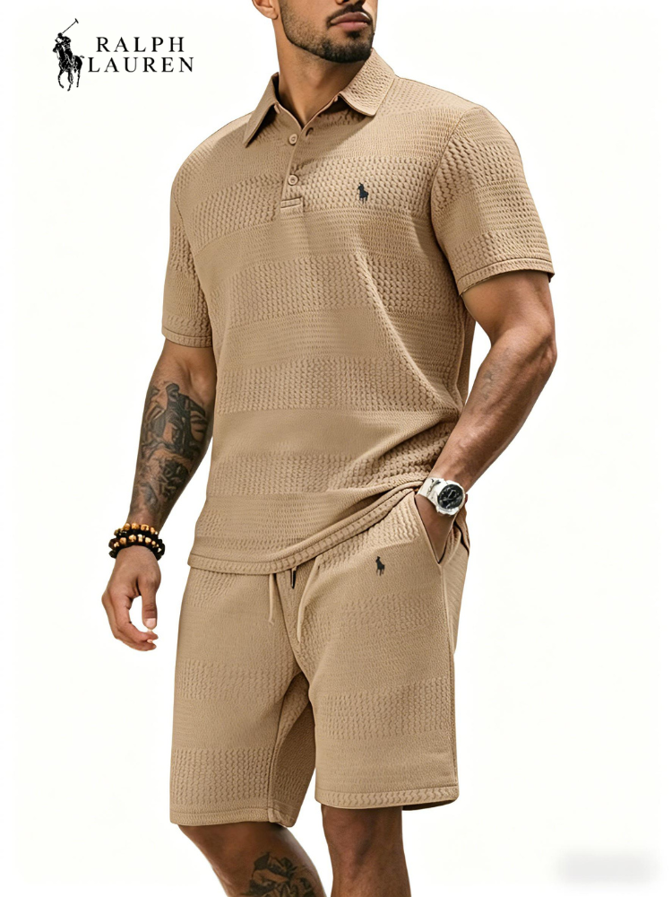High-quality and comfortable polo shirt set