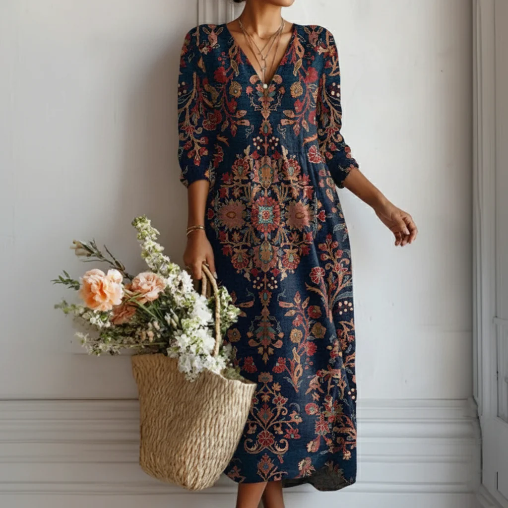 Heritage Ethnic Long Classic Robe