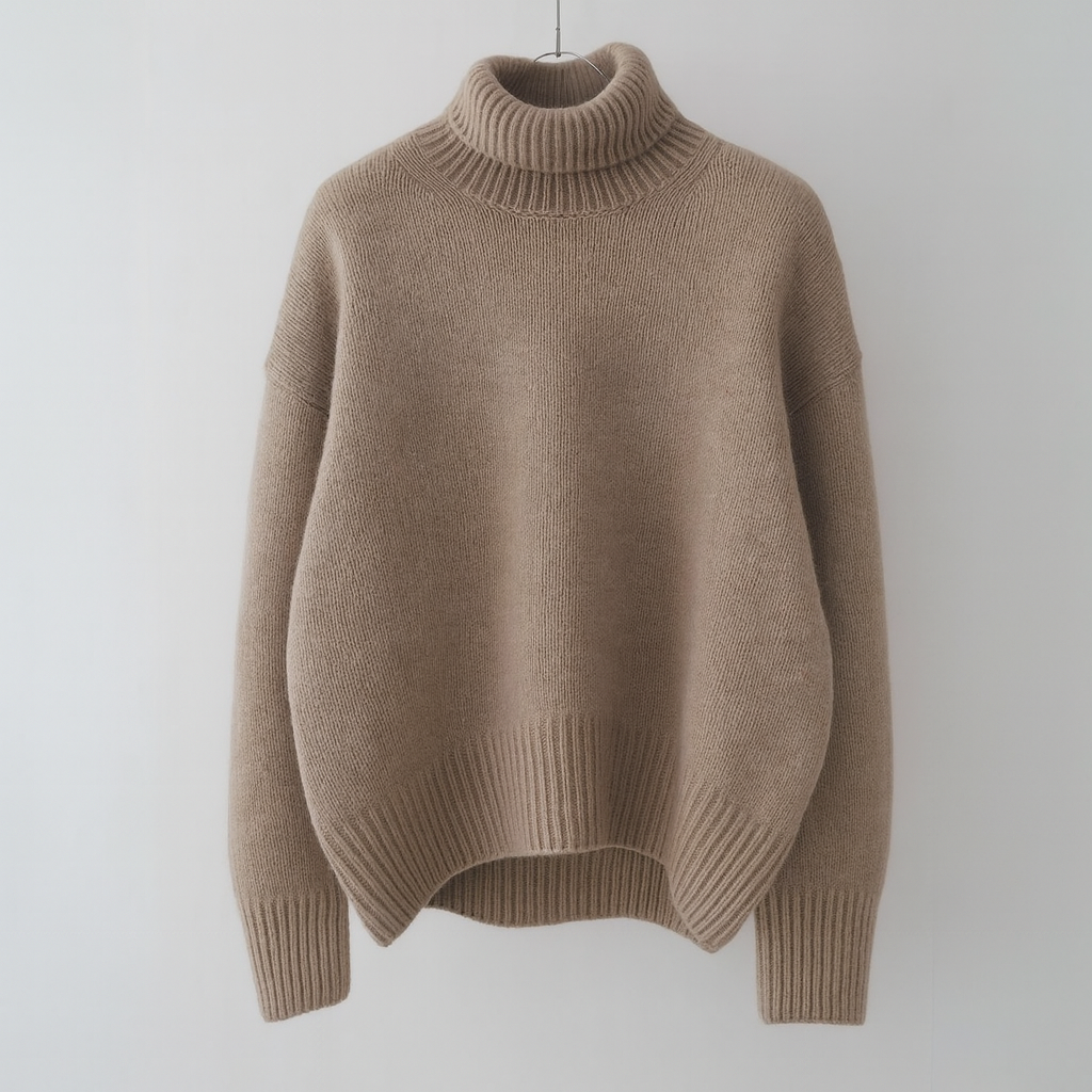 Ultra-Soft Turtleneck Sweater – Timeless & Elegant