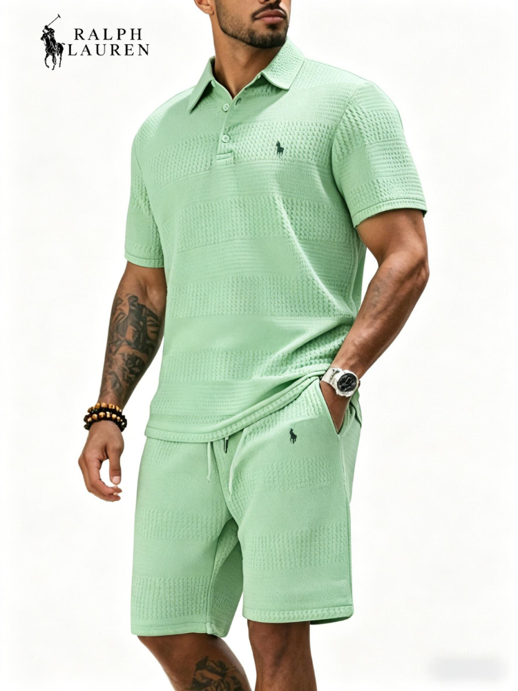 High-quality and comfortable polo shirt set