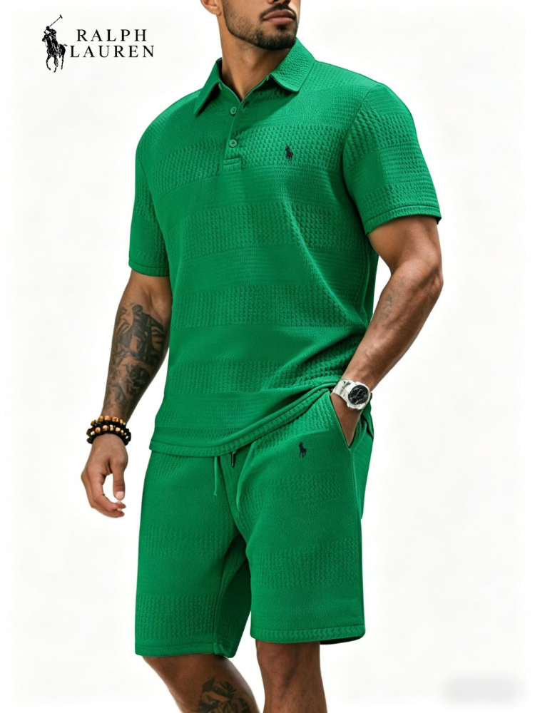 High-quality and comfortable polo shirt set