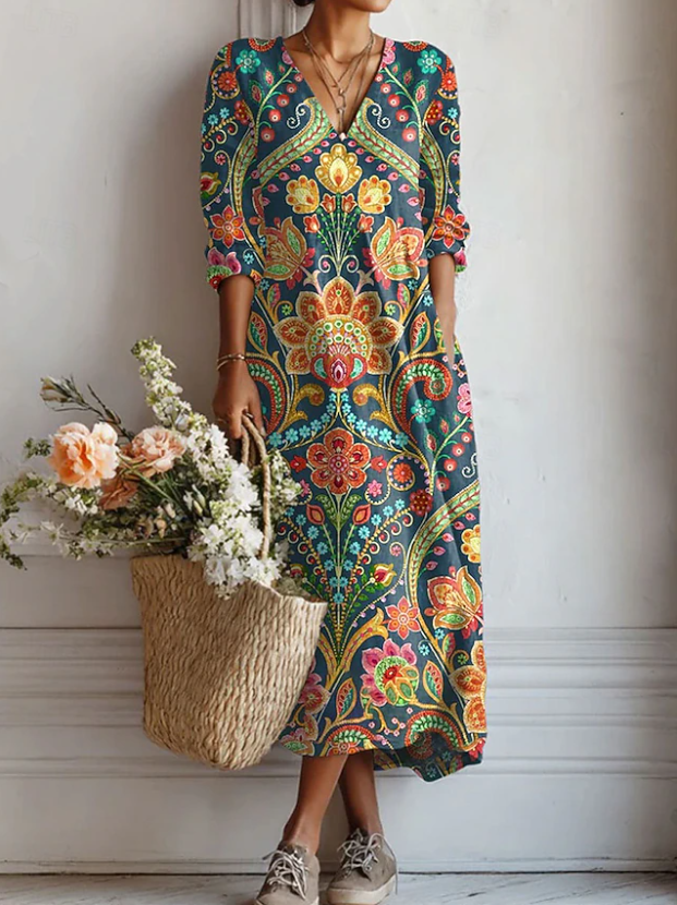 Heritage Ethnic Long Classic Robe