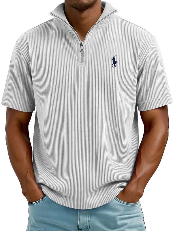Airflow QuarterZip Polo
