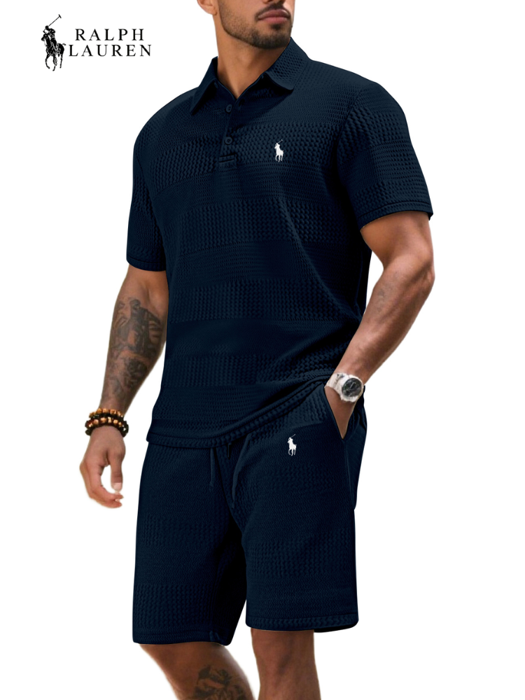 High-quality and comfortable polo shirt set