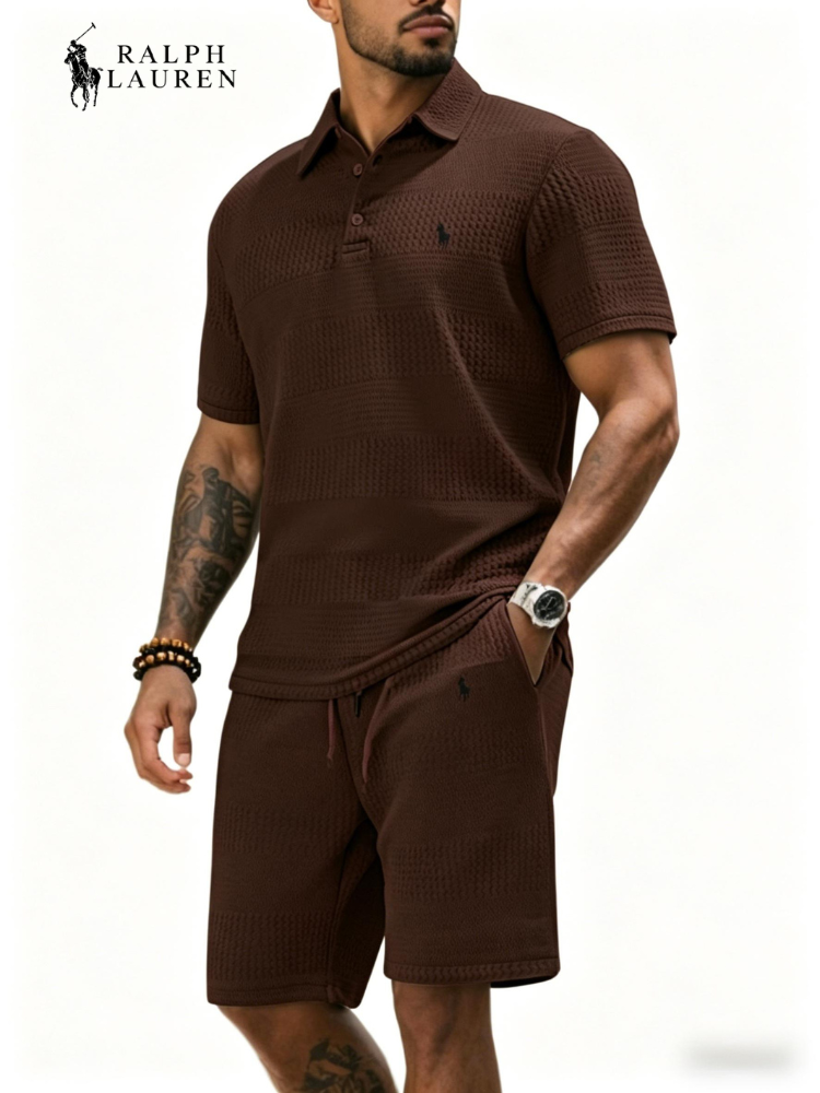High-quality and comfortable polo shirt set