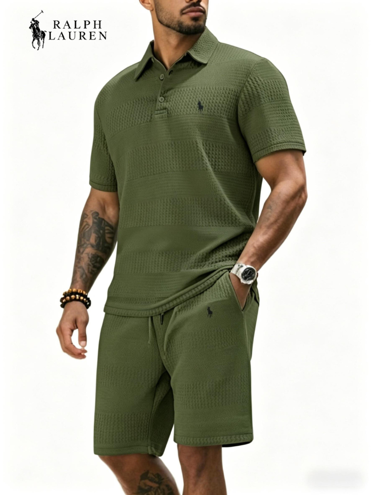 High-quality and comfortable polo shirt set