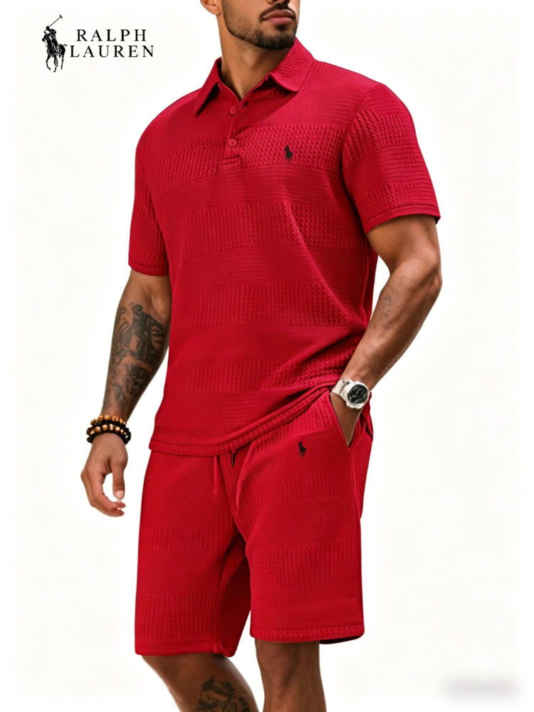High-quality and comfortable polo shirt set