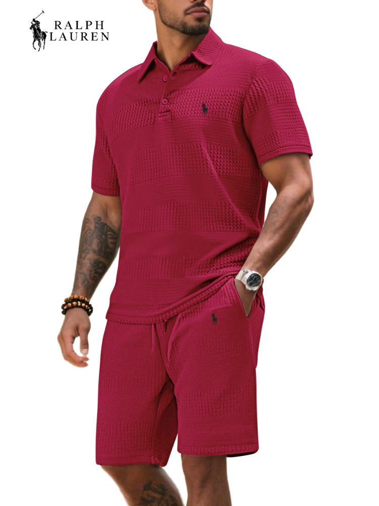 High-quality and comfortable polo shirt set