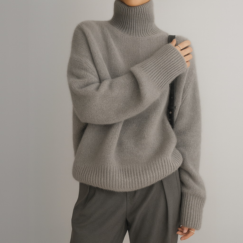 Ultra-Soft Turtleneck Sweater – Timeless & Elegant