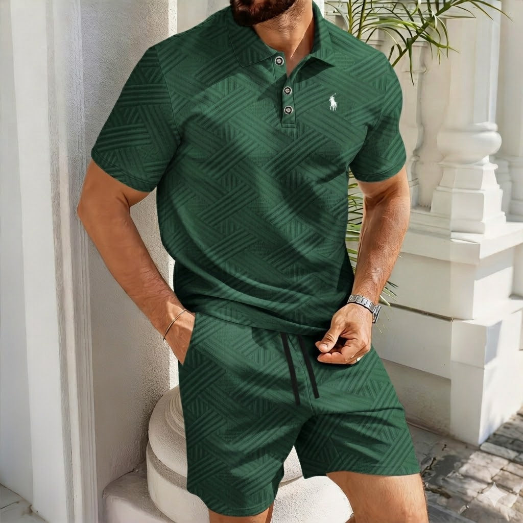 Everyday Texture Polo Set