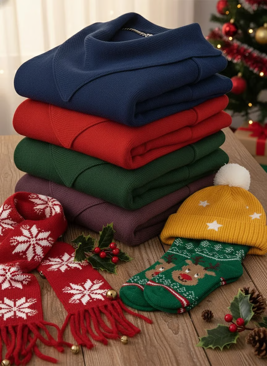 Elegant Triangle Knit Sweater