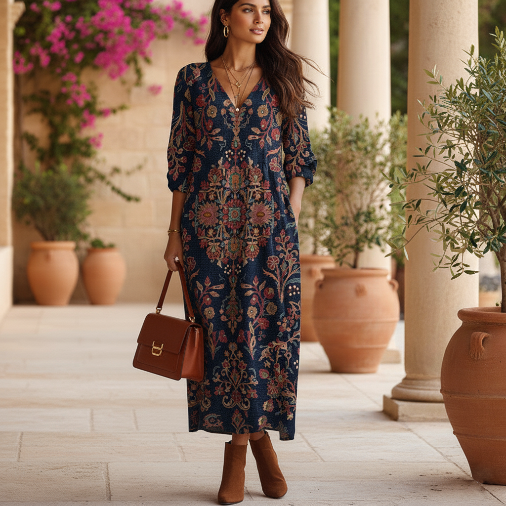 Heritage Ethnic Long Classic Robe