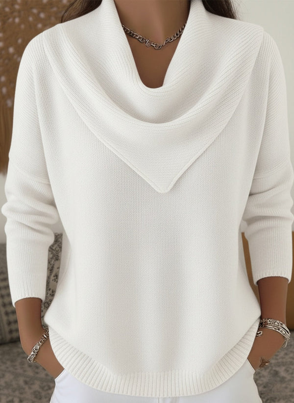 Elegant Triangle Knit Sweater