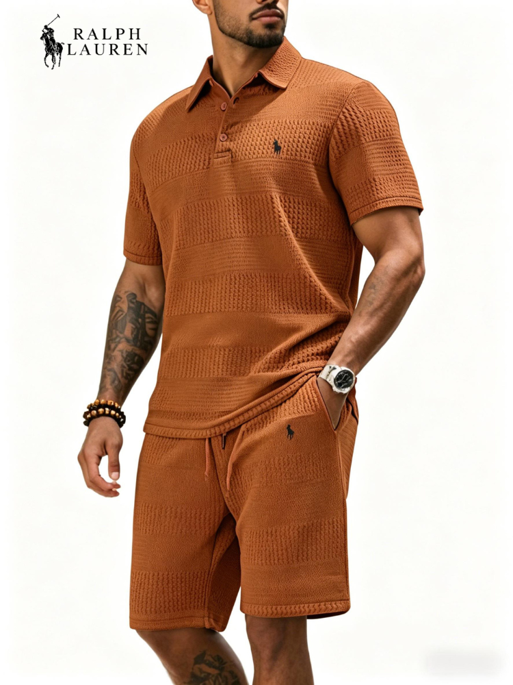 High-quality and comfortable polo shirt set