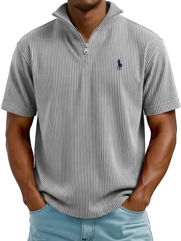 Airflow QuarterZip Polo