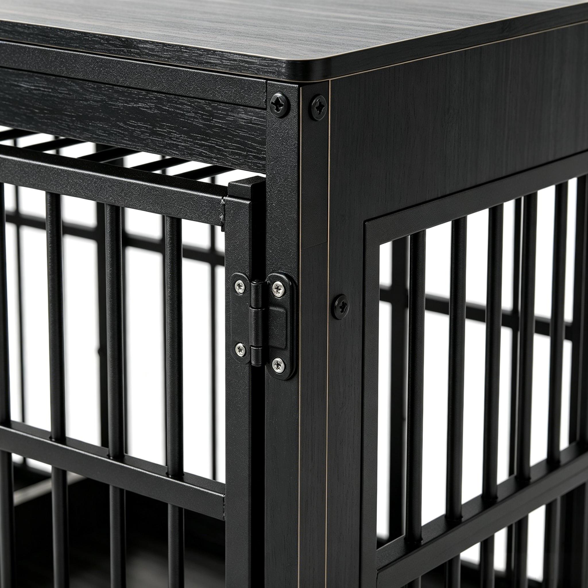 Stylish Wooden Dog Crate TV Stand 🐶