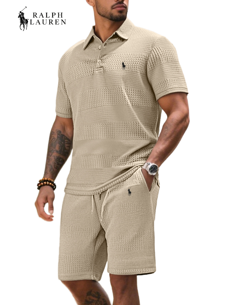 High-quality and comfortable polo shirt set